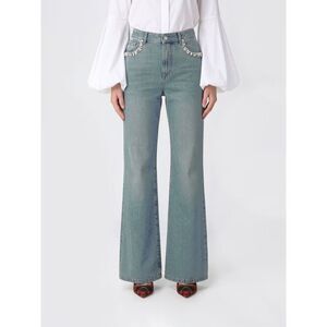 Mcqueen Jeans Woman Blue